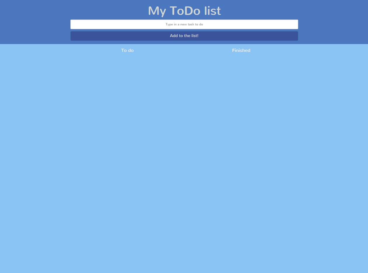 ToDo Web Application